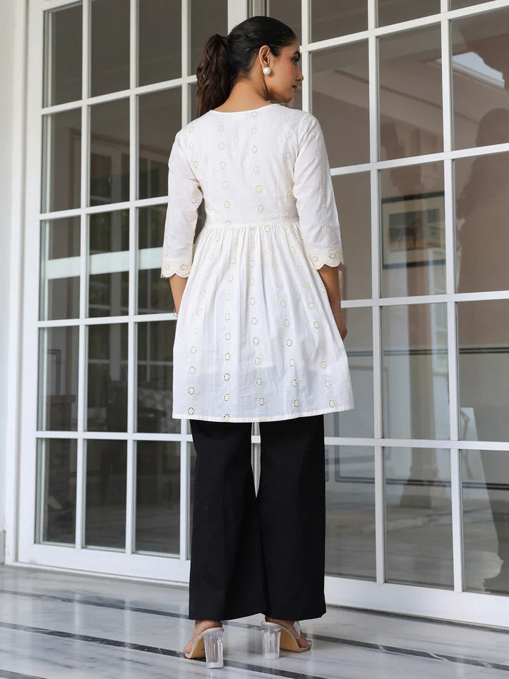 Elegant Embroidery Top – Sunrise Collection