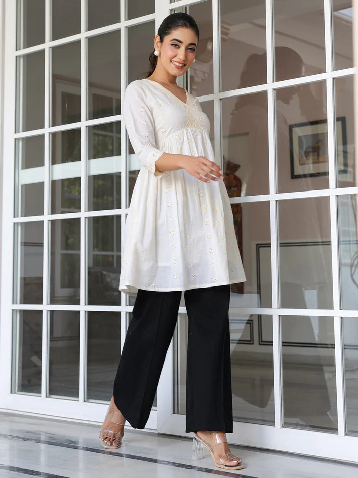 Elegant Embroidery Top – Sunrise Collection