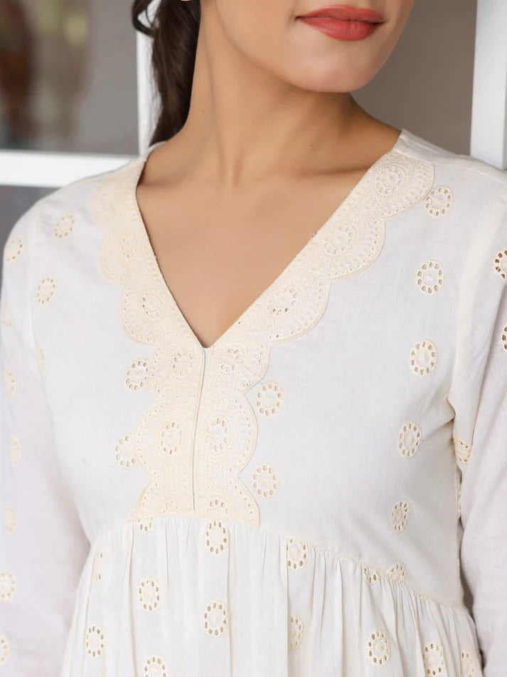 Elegant Embroidery Top – Sunrise Collection