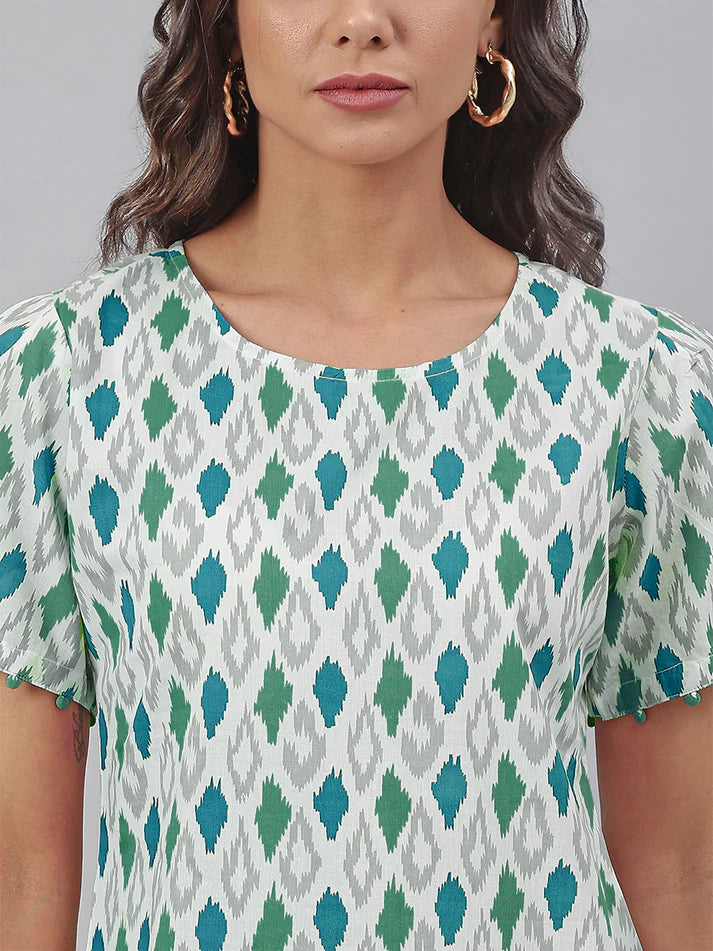 ✨ Sunrise Collection – Stylish Printed Midi Dress ✨