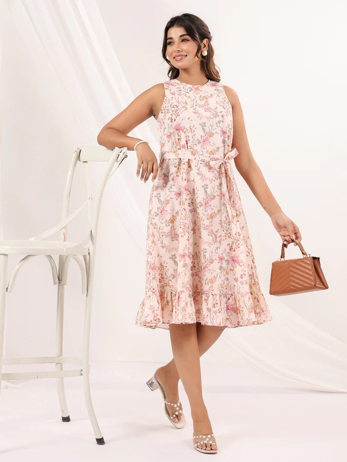 Flora Mist Sleeveless Top – Sunrise Collection