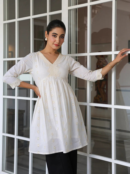 Elegant Embroidery Top – Sunrise Collection
